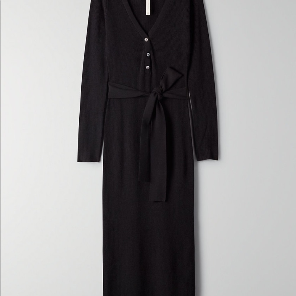 Aritzia Henley Sweater dress
